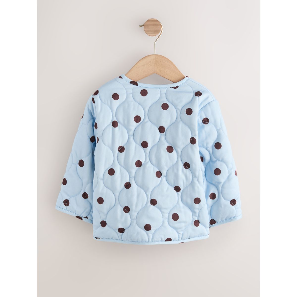 Veste matelassée imprimée coton majoritaire tache bleue, NEXT