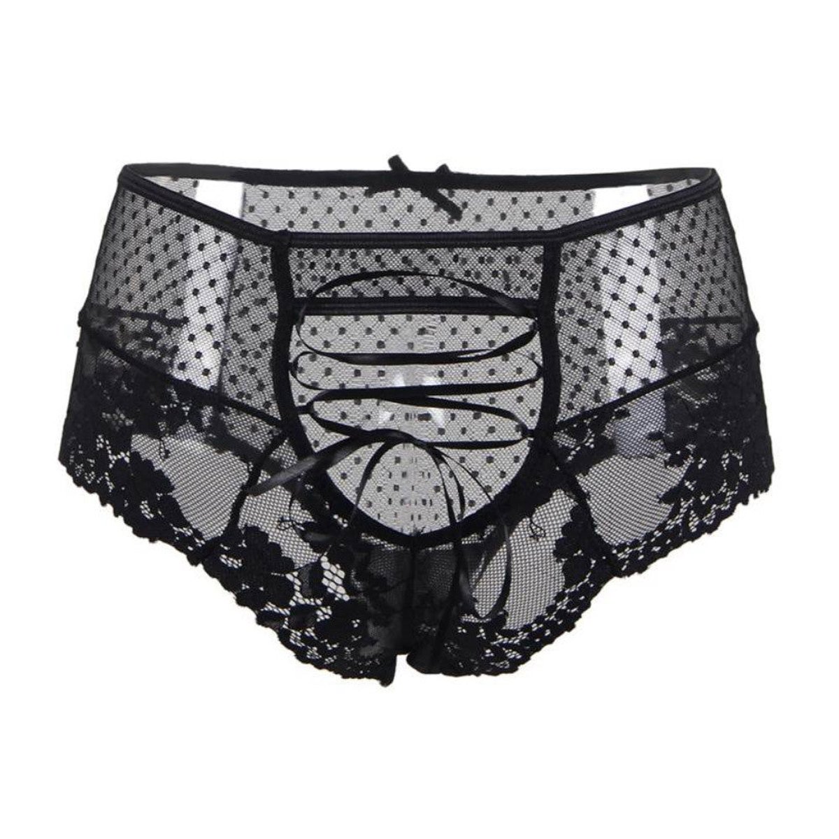Tanga taille haute Jazzy OhYeah noir, OHYEAH