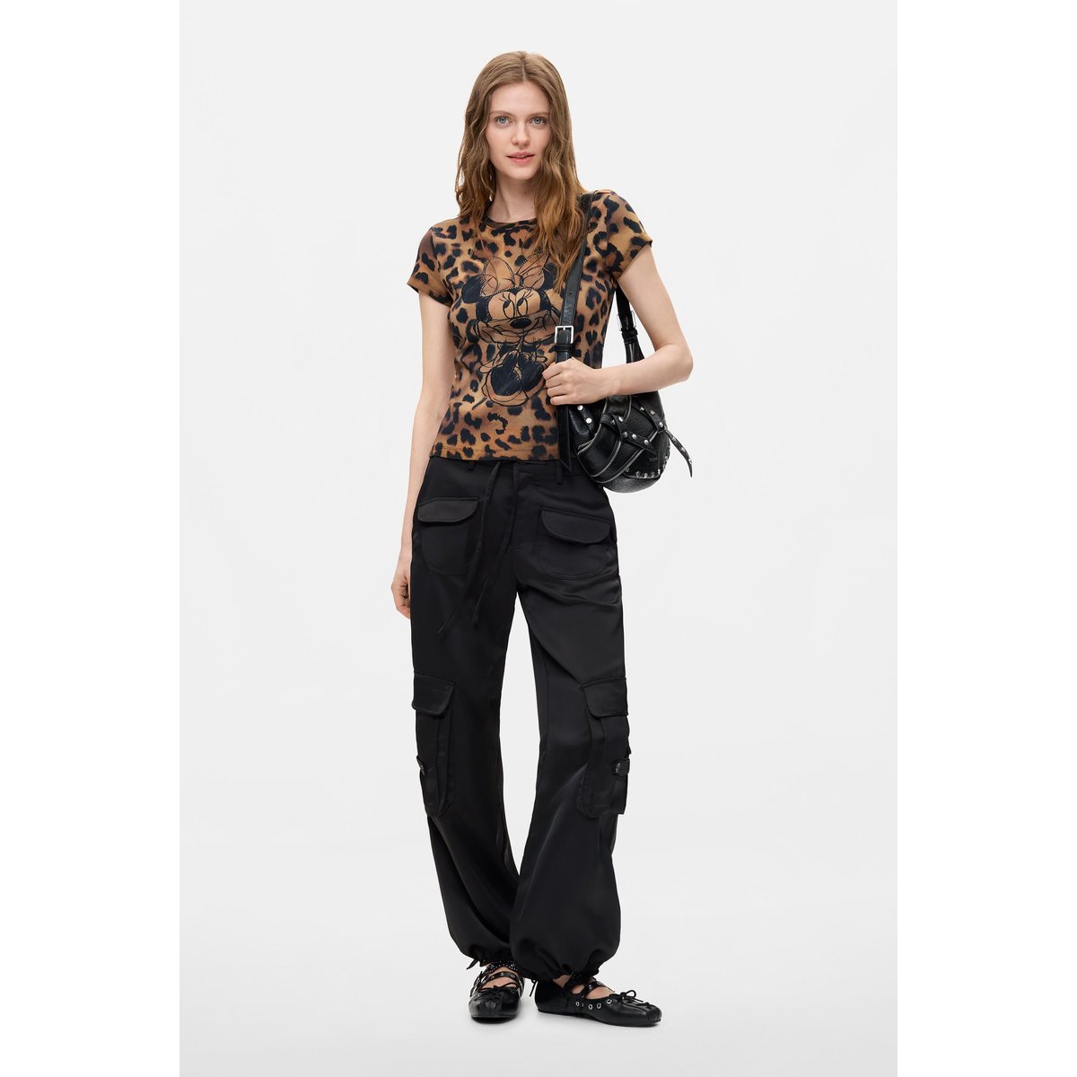 T-SHIRT MICKEY™ IMPRIMÉE marron, DESIGUAL