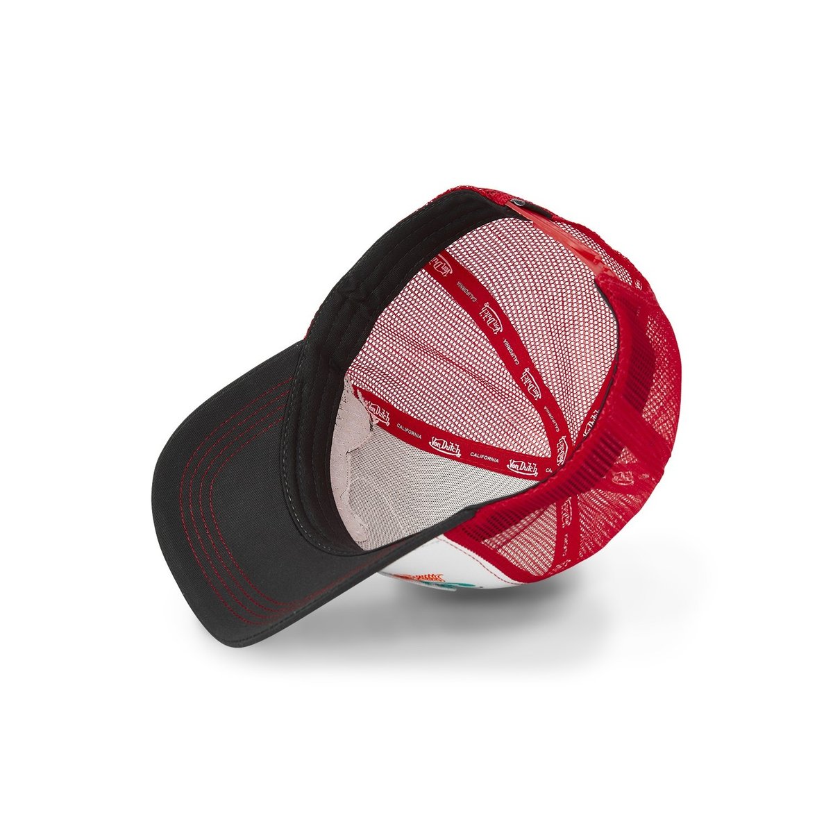 Casquette Trucker Flying eyes rouge, VON DUTCH