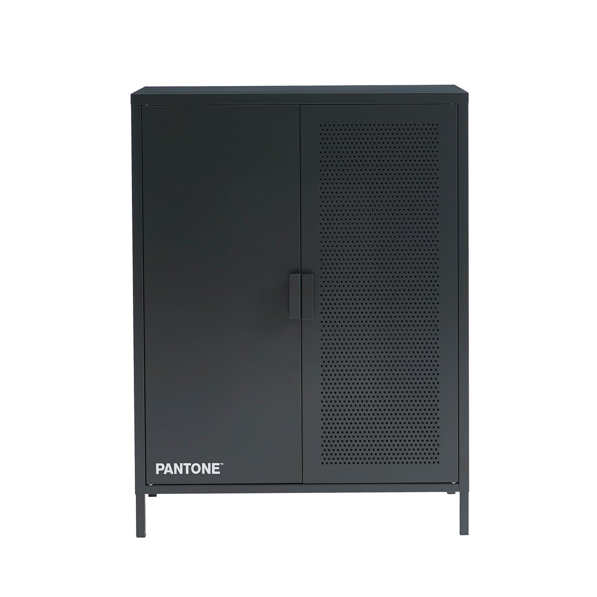 Buffet en acier gris anthracite / tcx 19-5005, PANTONE