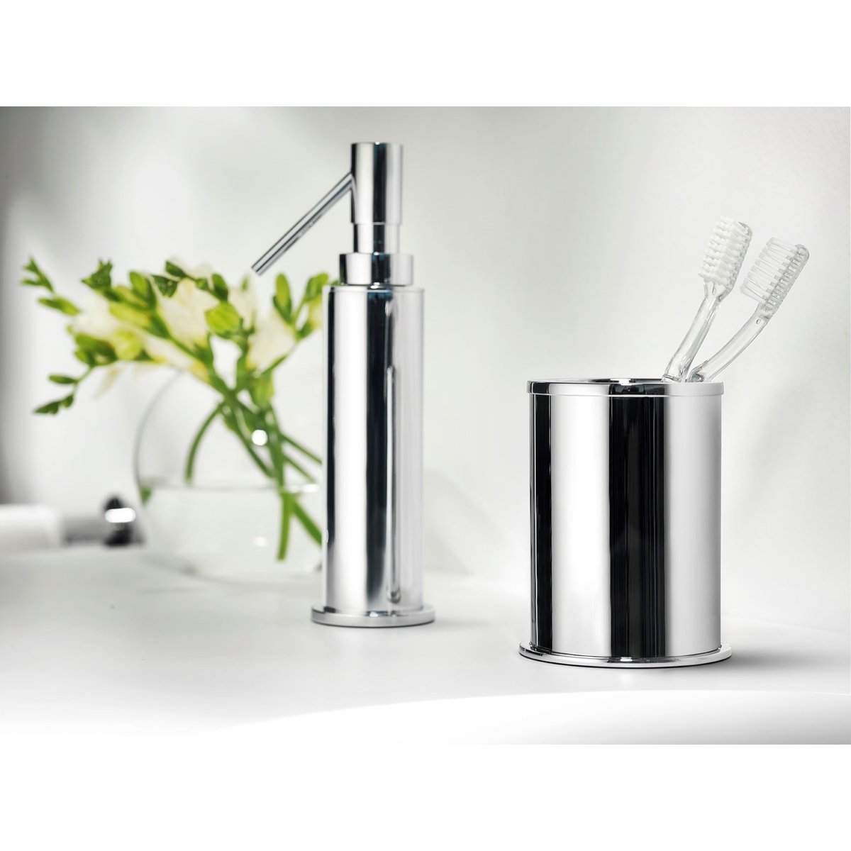 Porte-brosse À Dents À Poser  KUBIC chrome, COSMIC