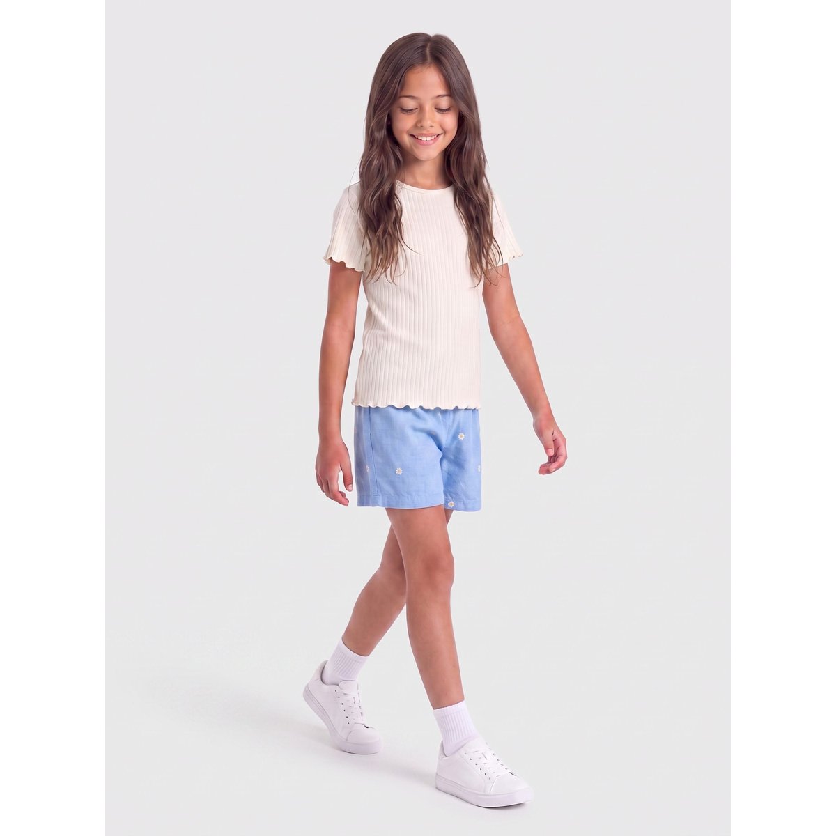 Short cashmere blue, KIDS ONLY