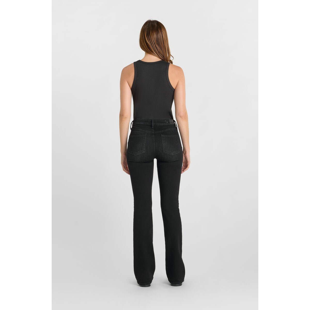 Jeans bootcut POWER bootcut, longueur 34 black / black, LE TEMPS DES CERISES