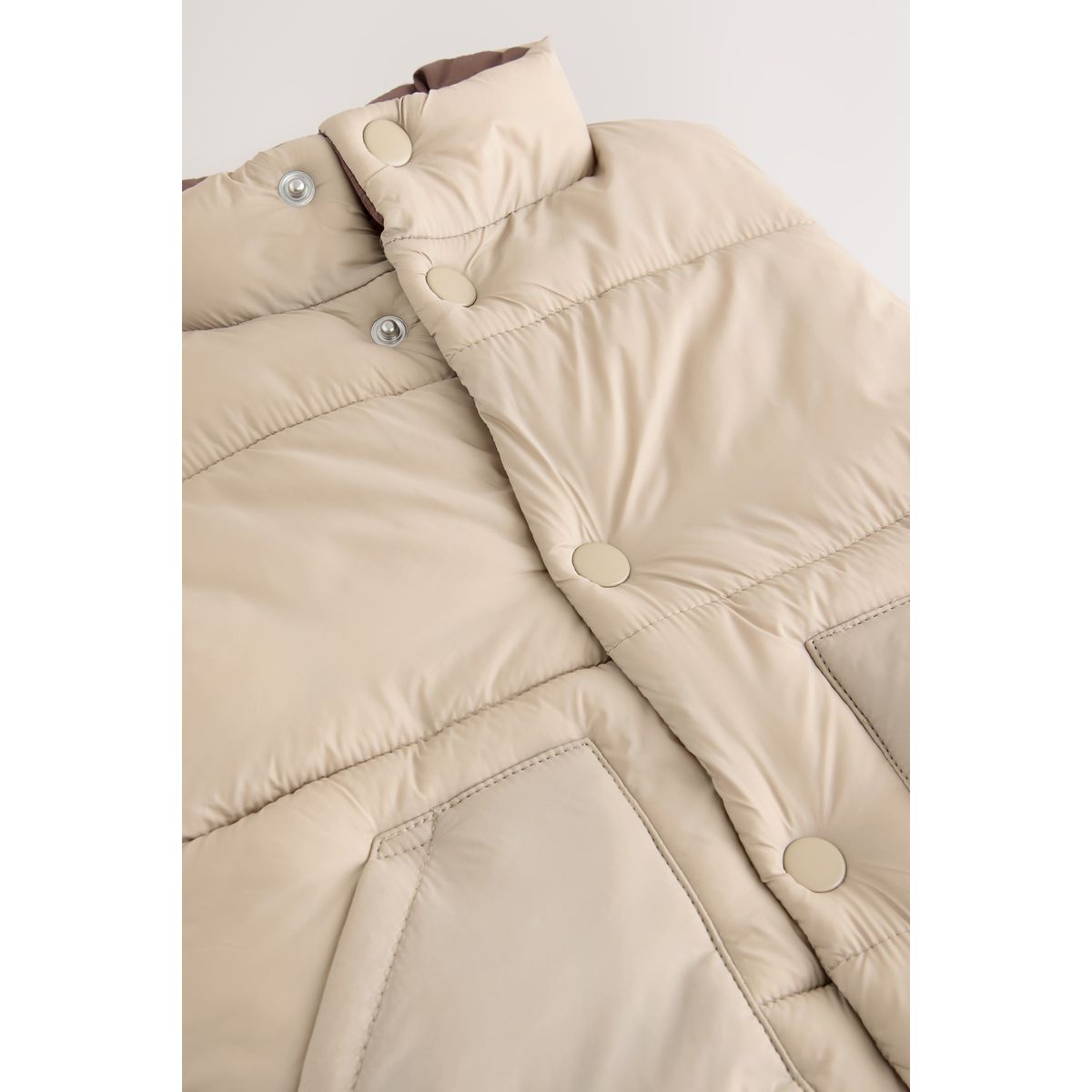 Veste sans manches matelassée naturel, NEXT