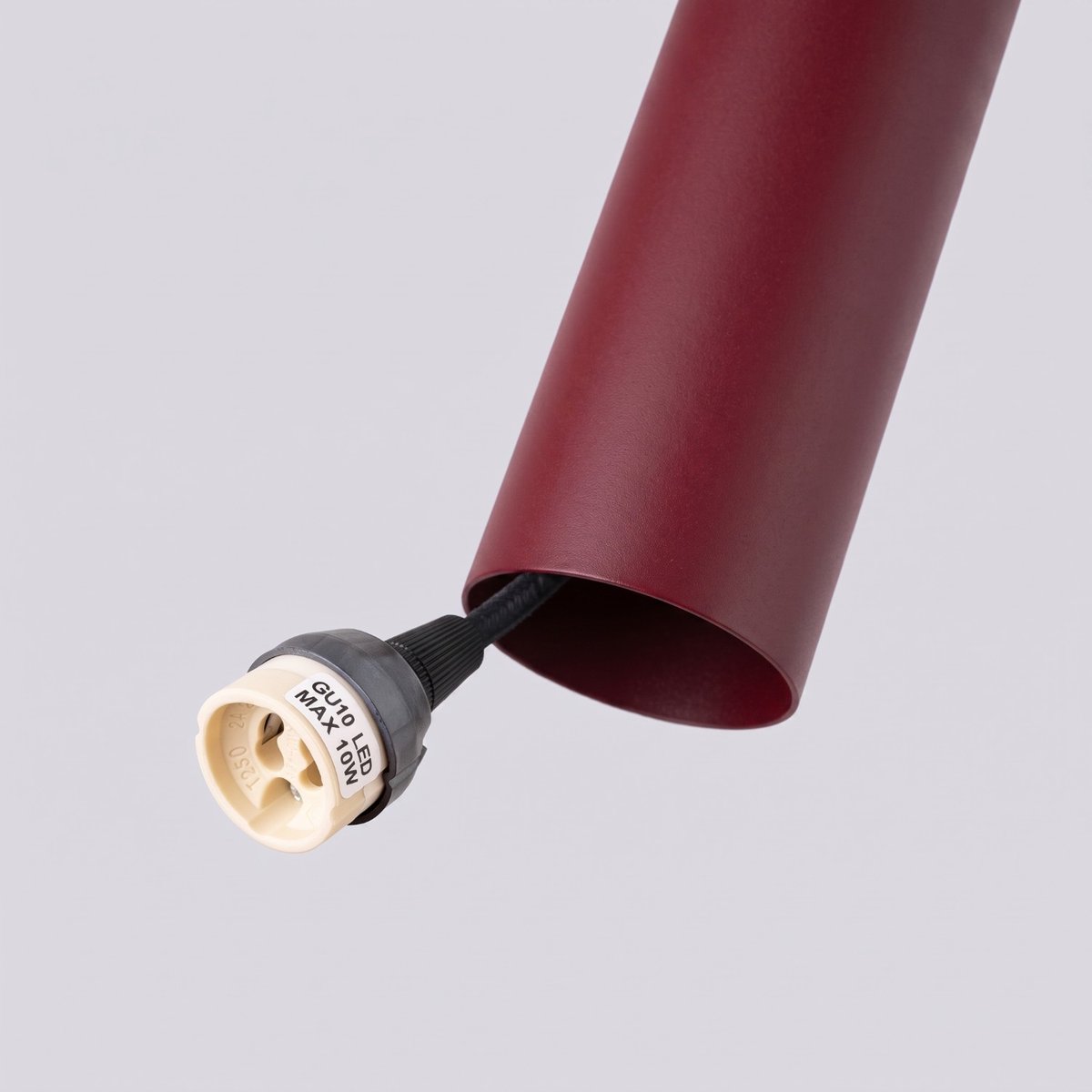 Suspension Acier Bourgogne GU10 1 Lagos bourgogne, EDEN