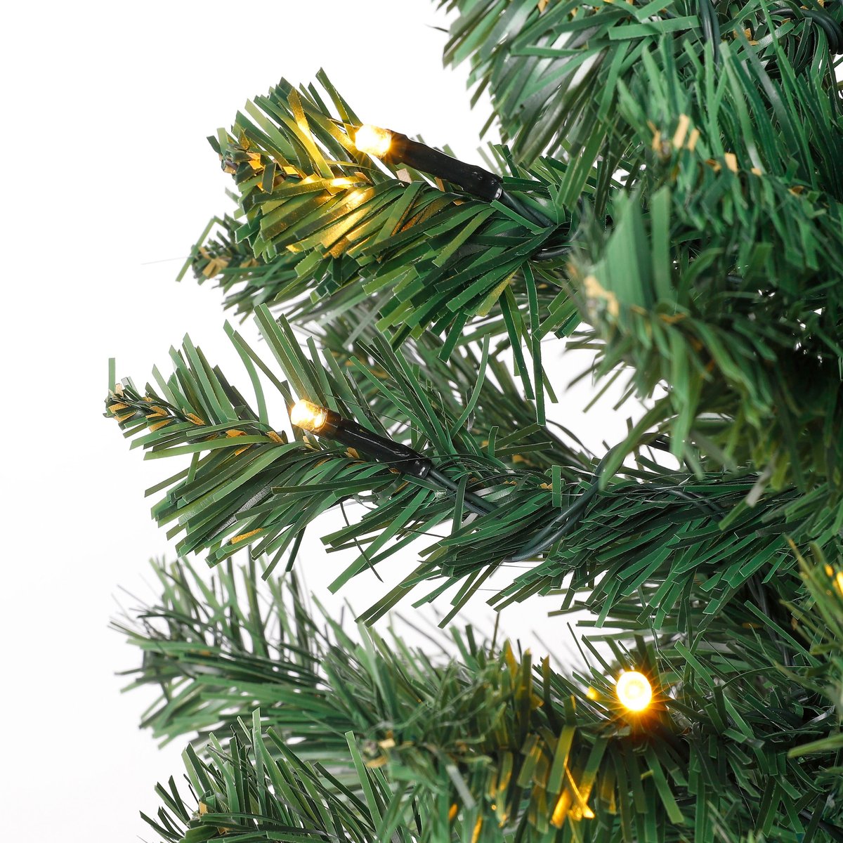 Lot de 2 sapins de Noël artificiel et 1 couronne NORTON vert, BLACK BOX TREES