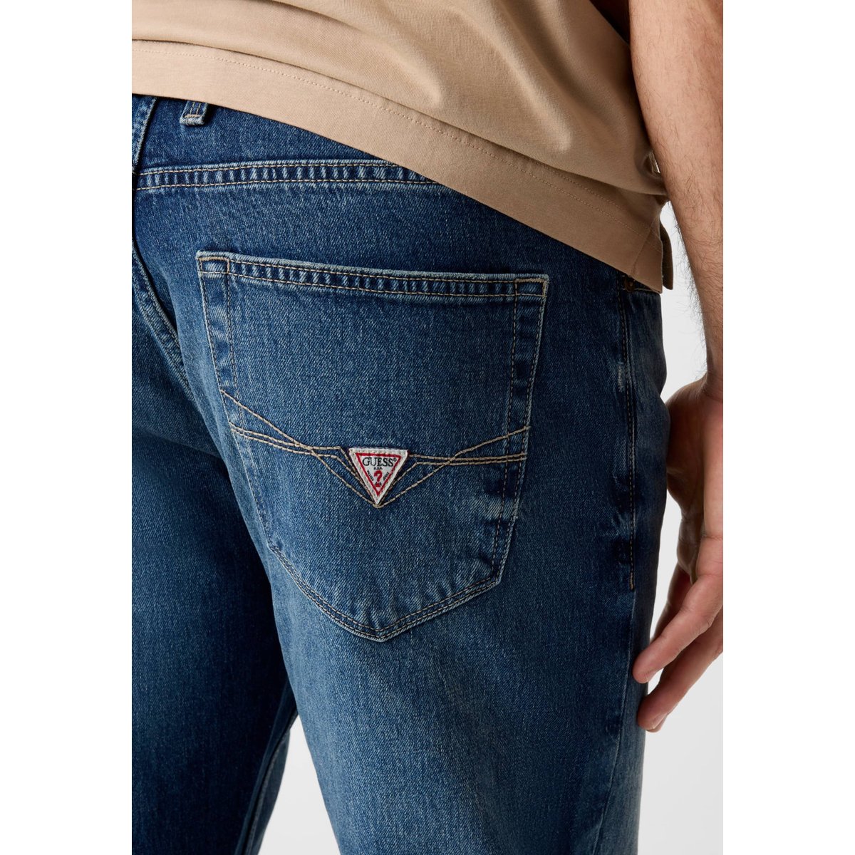 Jeans Slim Angels bleu foncé, GUESS
