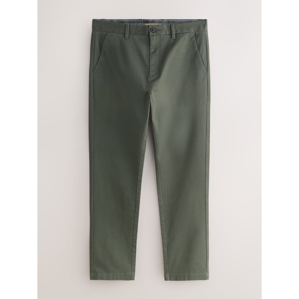 Pantalon chino doux stretch imprimé vert, NEXT