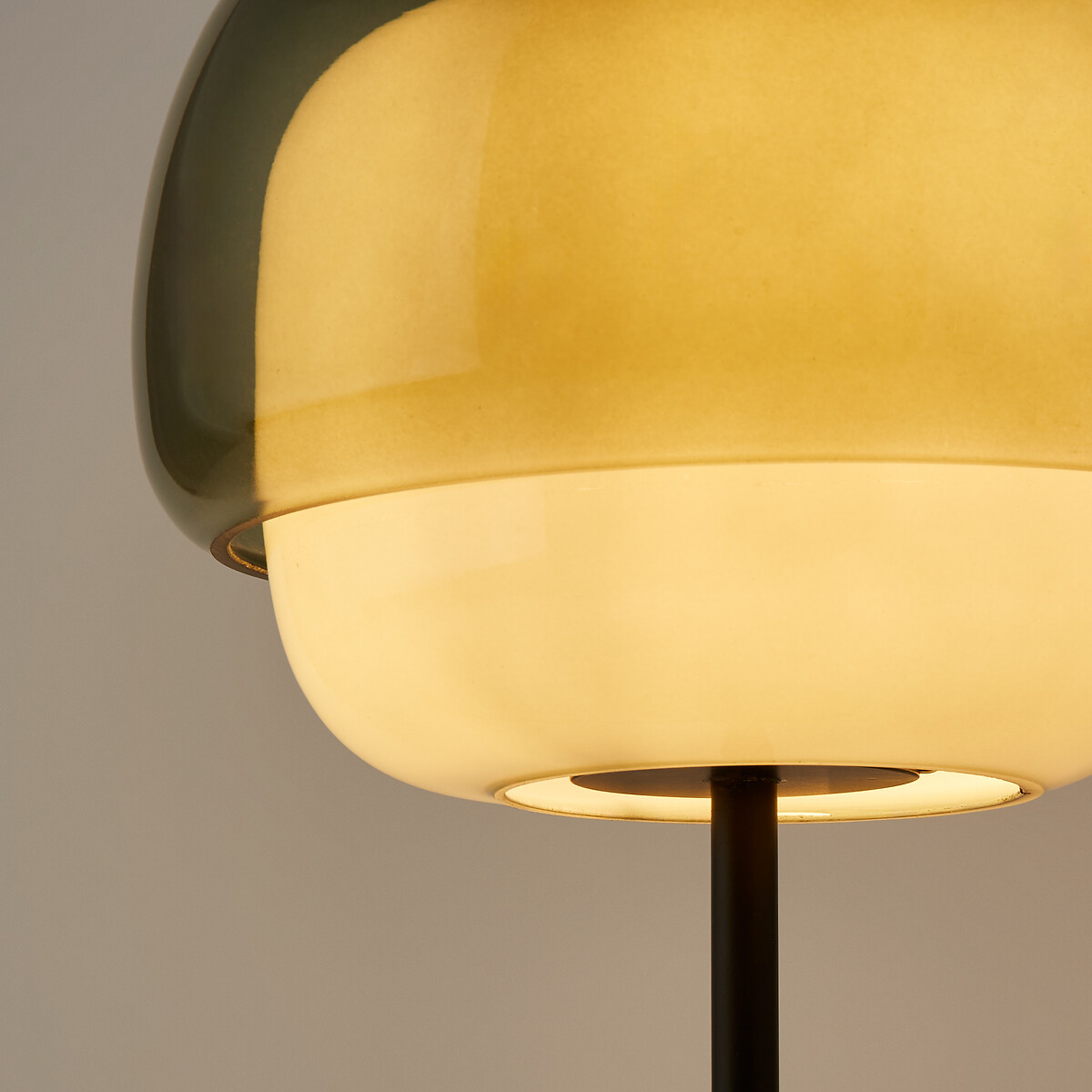Tischlampe aus farbigem Glas, KINOKO grün, LA REDOUTE INTERIEURS