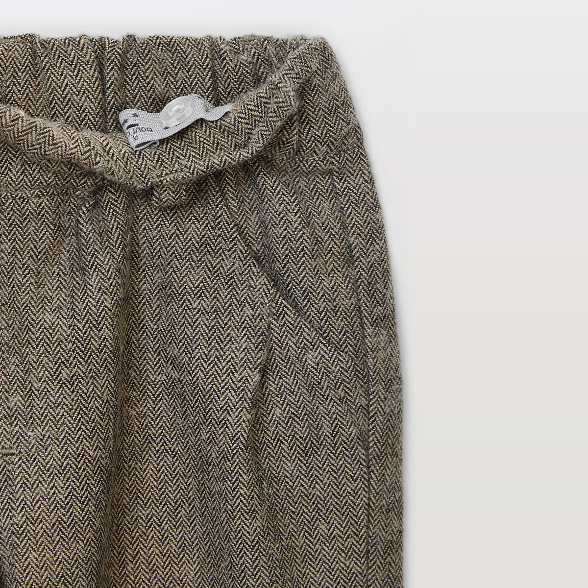 Pantalon taille élastique imprimé contenant du coton para, BOUT'CHOU