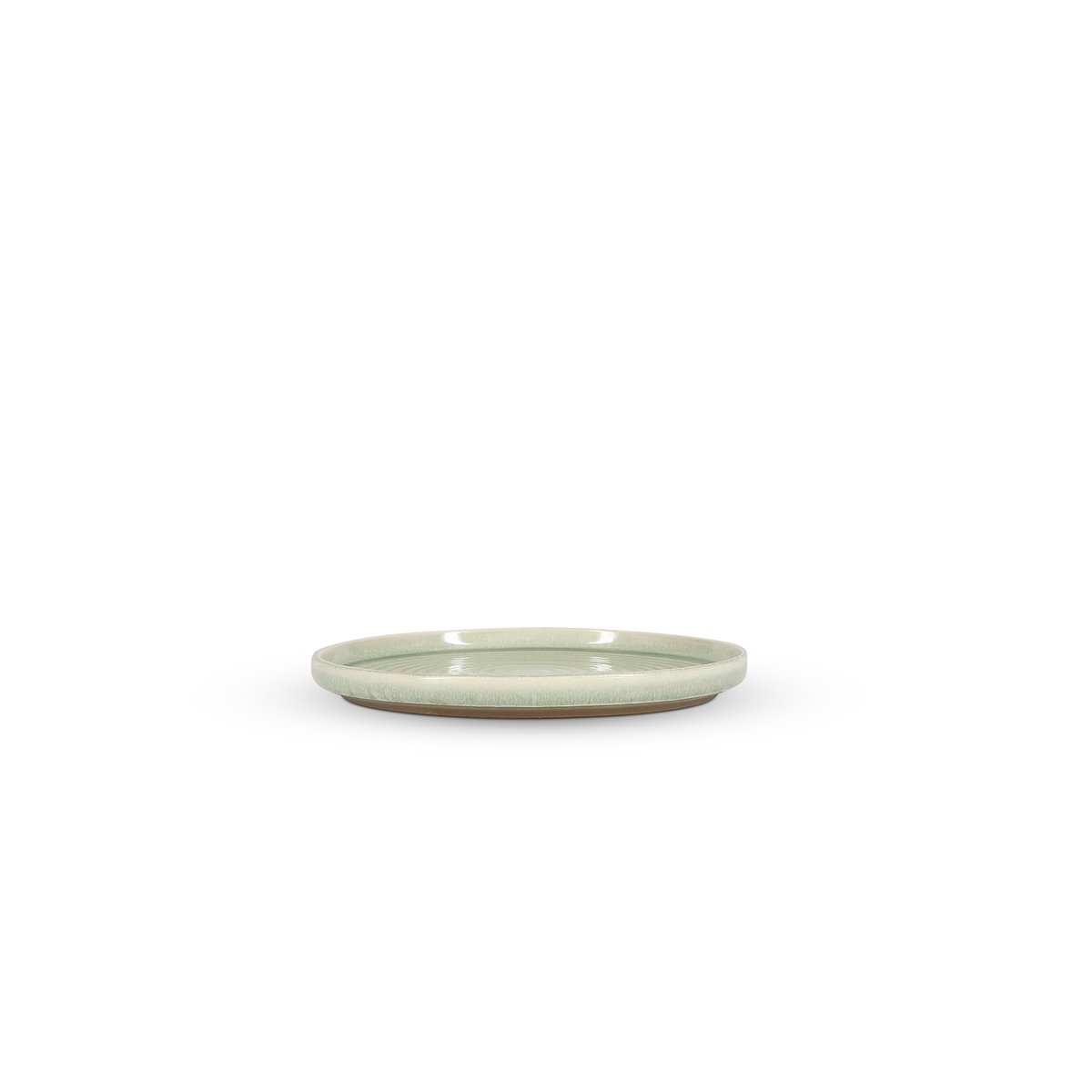 Lot de 4 assiettes 21 cm CAMEO vert, SALT & PEPPER
