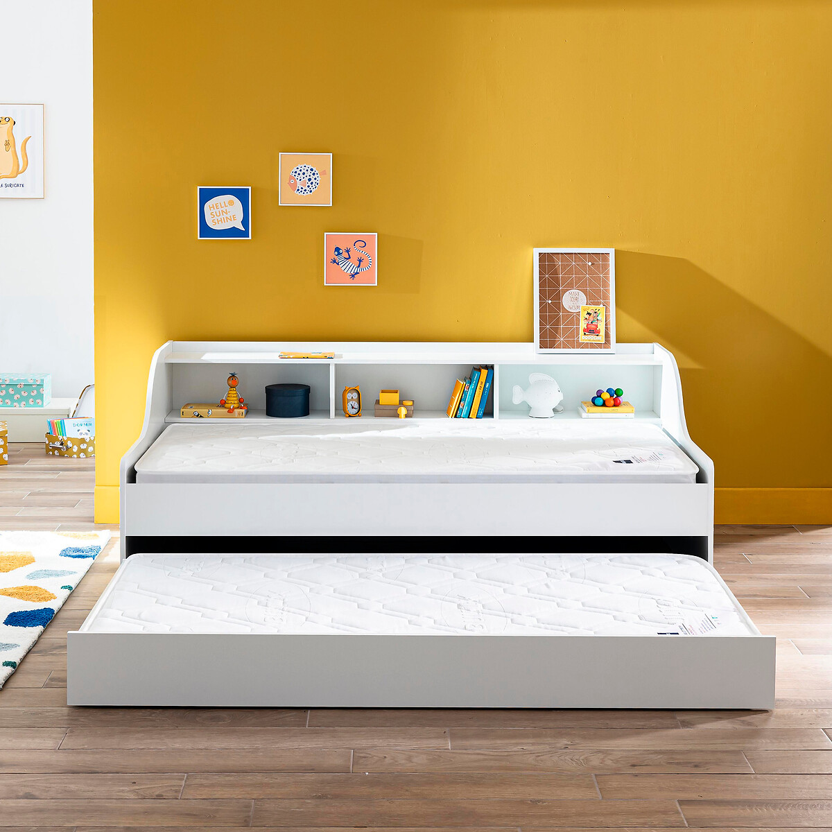 Matelas Bultex pour lits gigognes et superposés blanc, BULTEX