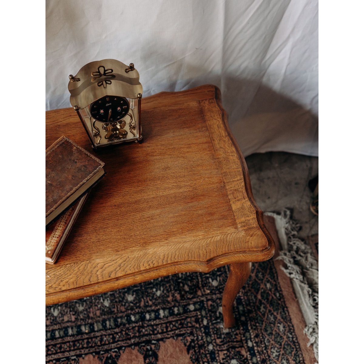 Table basse en bois clair Léonie N°338 - Bon état bois, DEBONGOUT