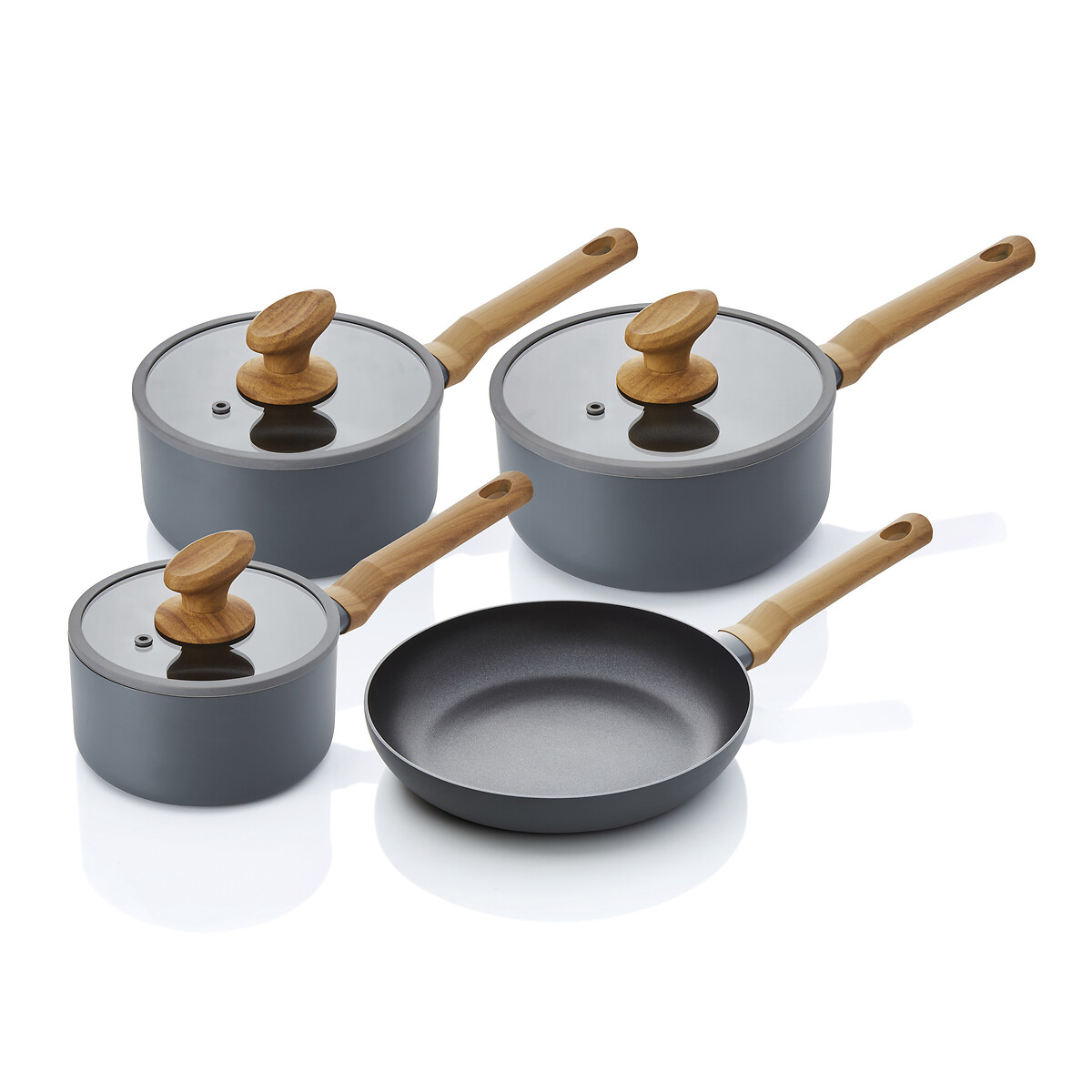 4-Piece Nordic Pan Set grey, SWAN