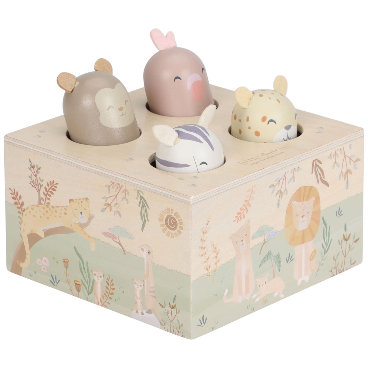 Jouet popup vert, multicolore, bois, LITTLE DUTCH
