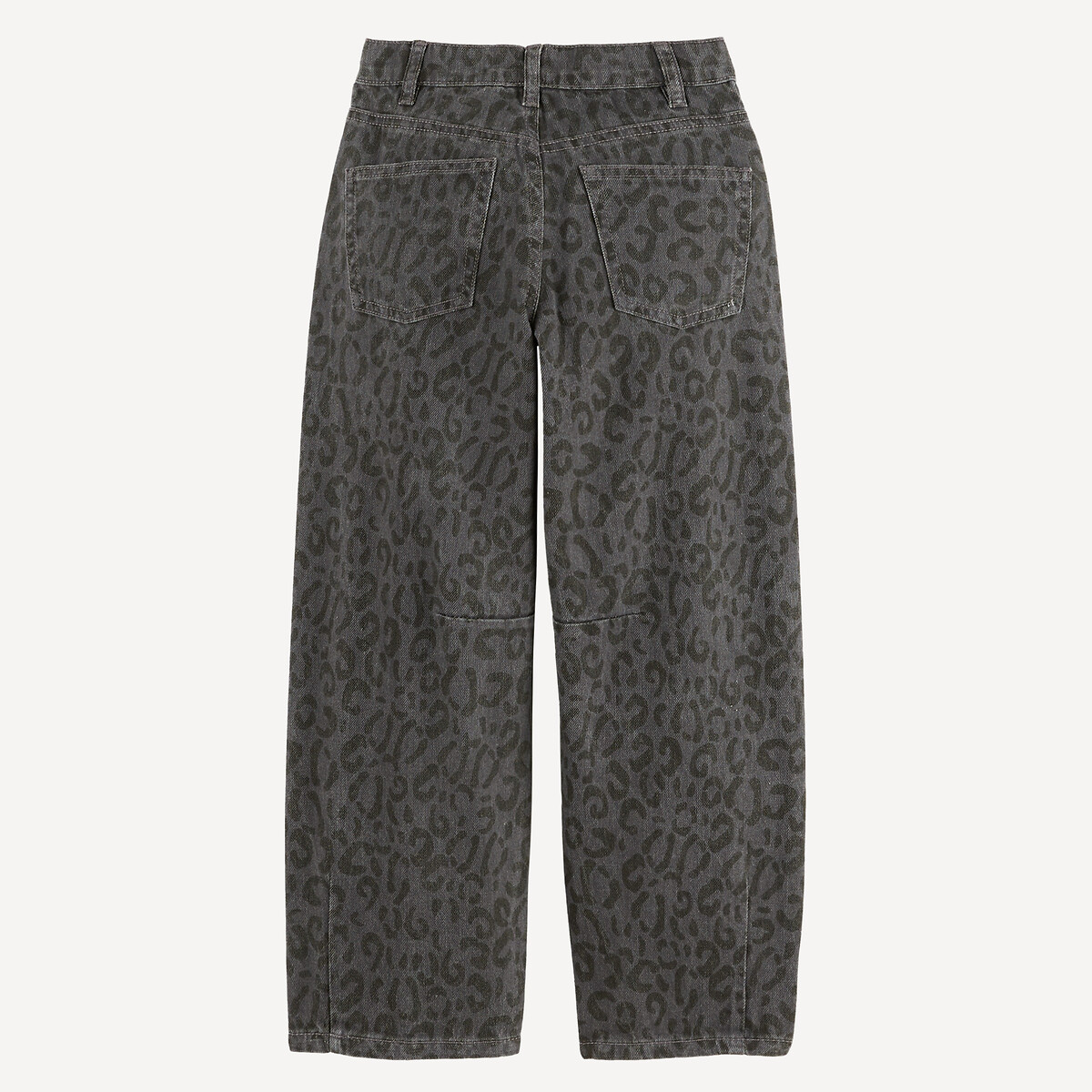 Pantalon large, imprimé léopard imprimé léopard foncé, LA REDOUTE COLLECTIONS