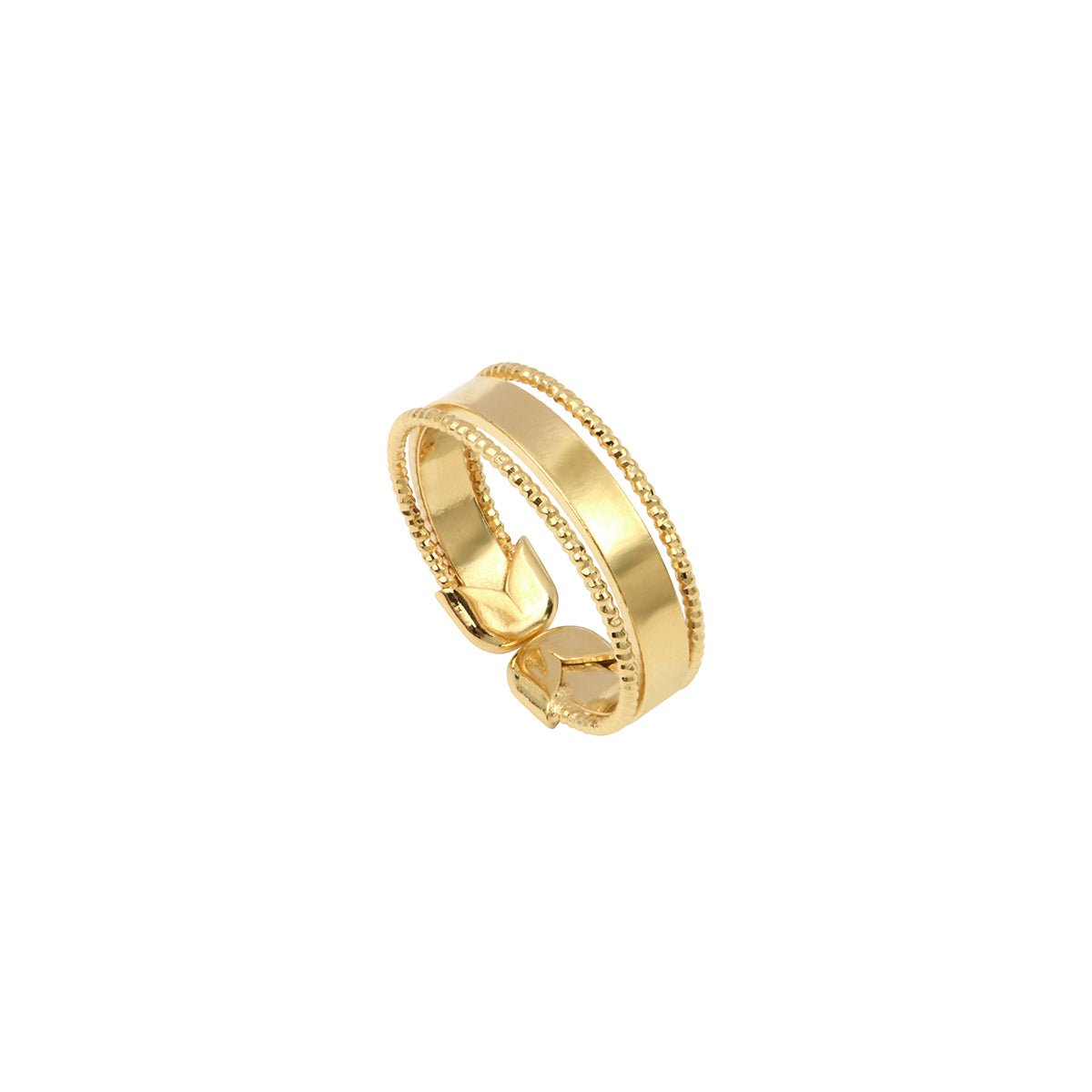 Bague disco deluxe pm doré, CAROLINE NAJMAN