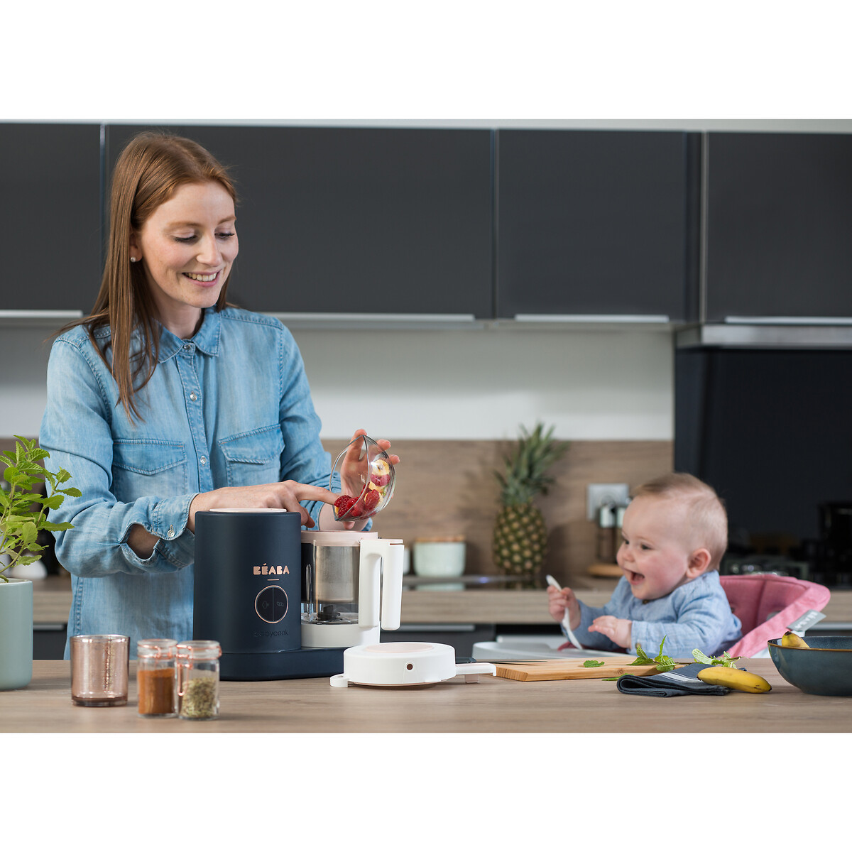Babycook Néo Robot Bébé Cuiseur 6 en 1 bleu, BEABA
