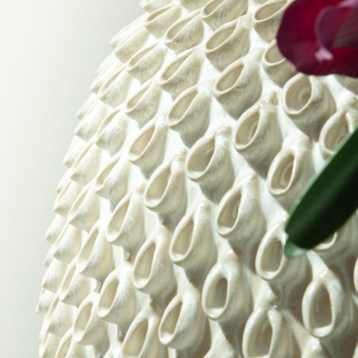 Vase kailua h52 crème / ivoire, AMADEUS