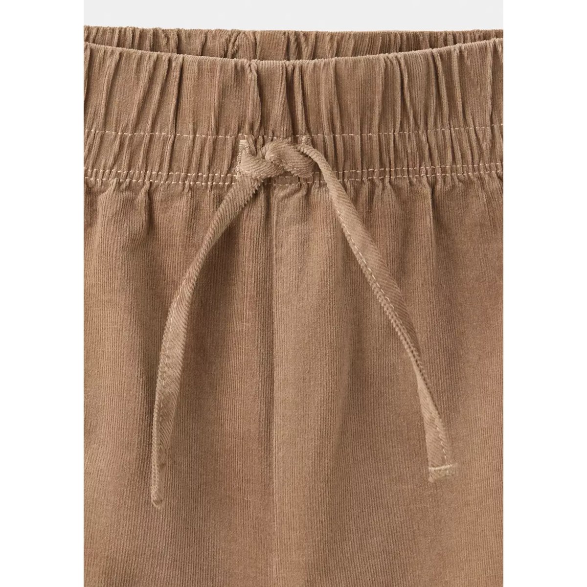 Pantalon bouffant en velours côtelé tabac, MANGO KIDS