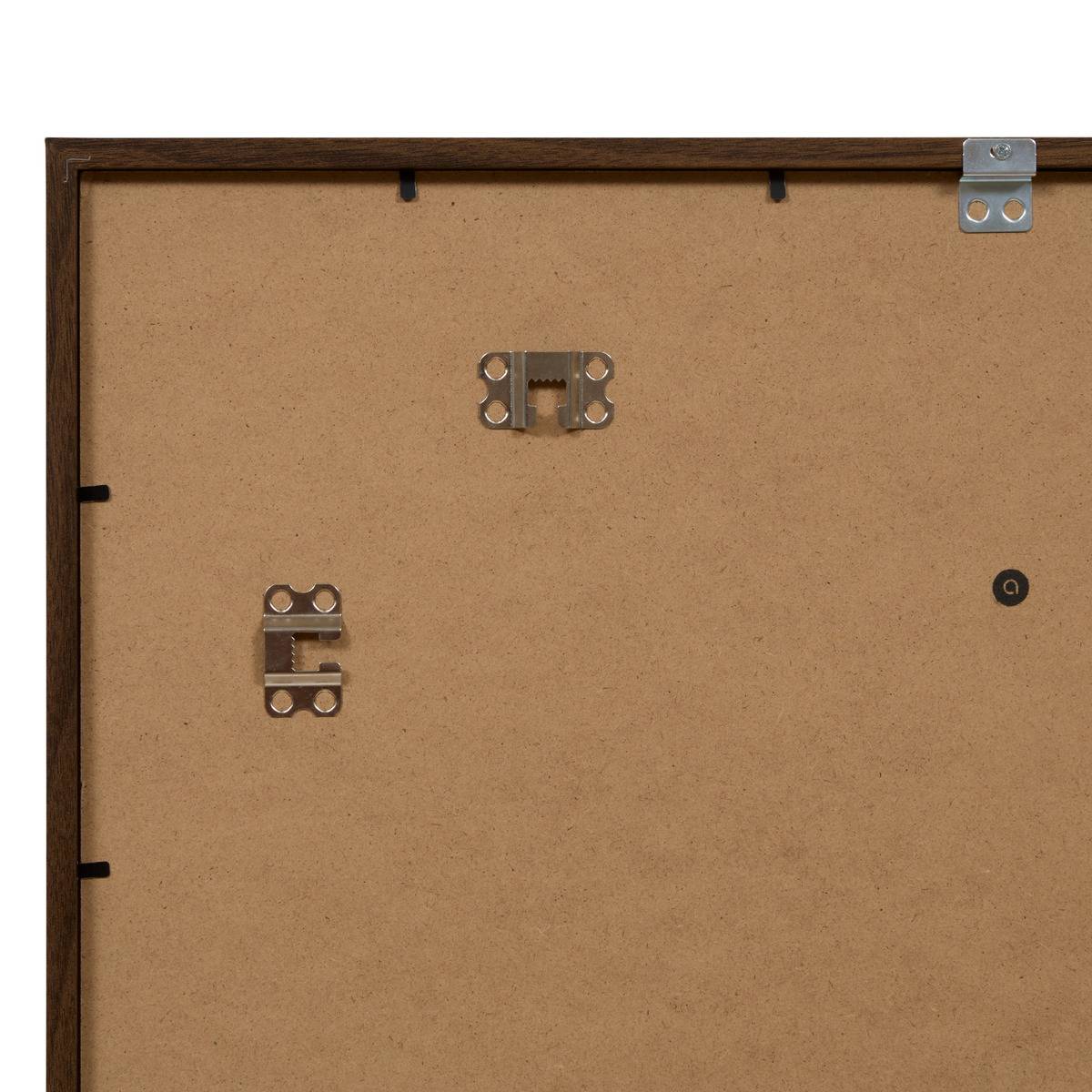 Cadre-photo rectangulaire MANU marron tonka, ATMOSPHERA