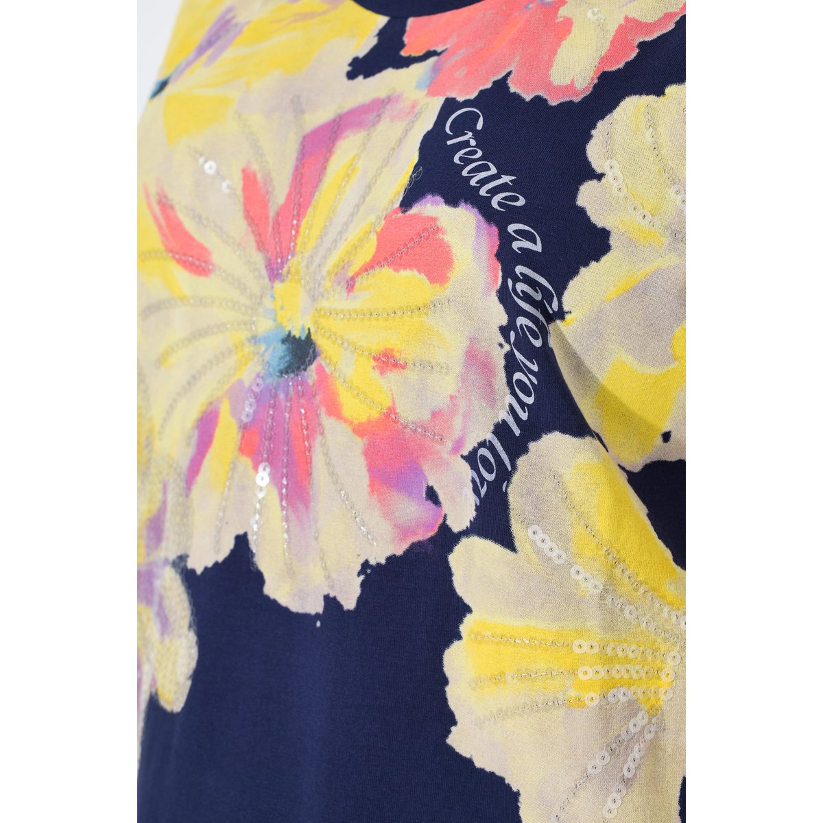 T-shirt oversize, motif à fleurs univers, ULLA POPKEN