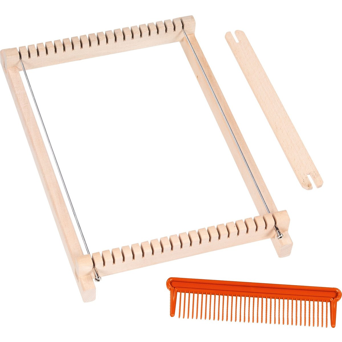 Métier à tisser en bois 17 cm beige, GOKI