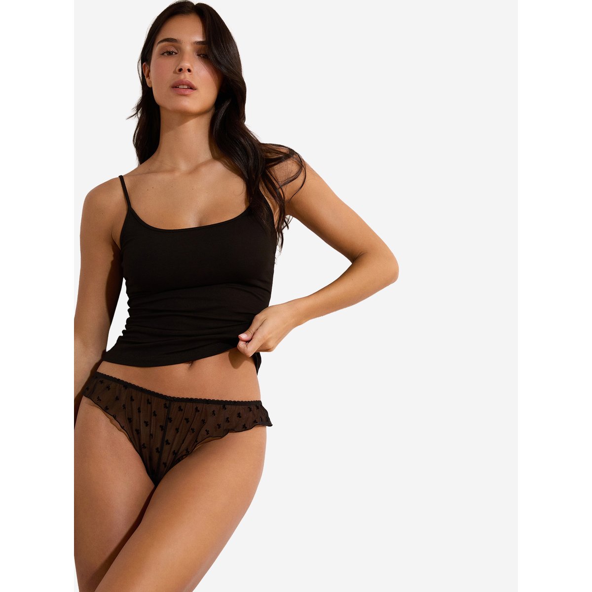 ETAM TANGA DELICAT - TANGA noir, ETAM