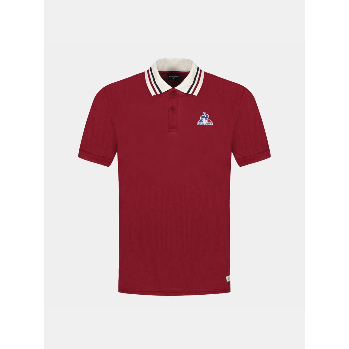 Polo Tricolore rio red, LE COQ SPORTIF