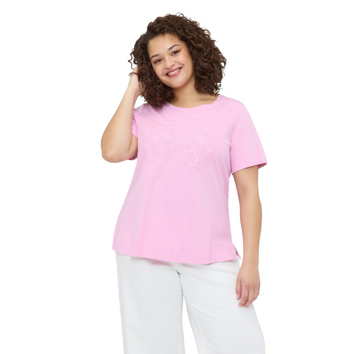 T-shirt mood college rose, FIORELLA RUBINO