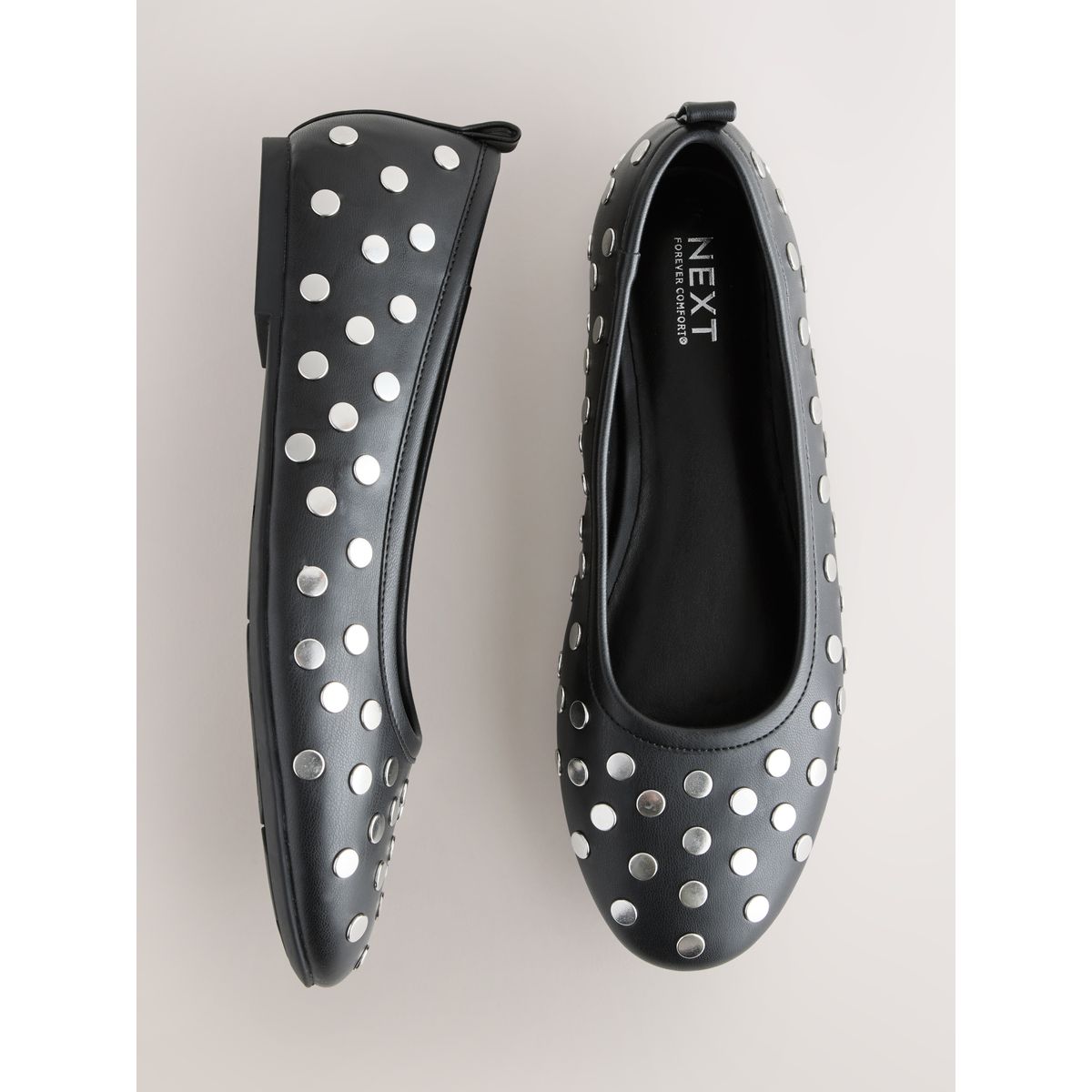 Ballerines à bout rond forever comfort® noir, NEXT