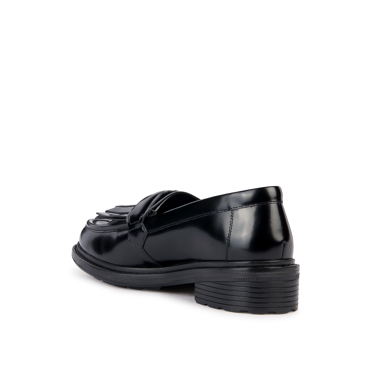 Walk Pleasure Breathable Loafers in Leather black, GEOX