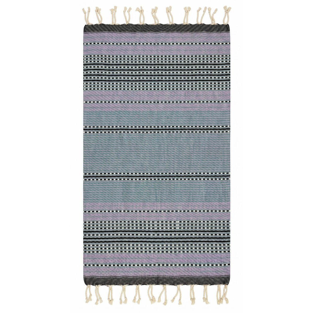 Fouta tunisienne artisanale 1x2 m en coton recyclé Bora Bora REVA COLLECTION création, SEVIRA KIDS