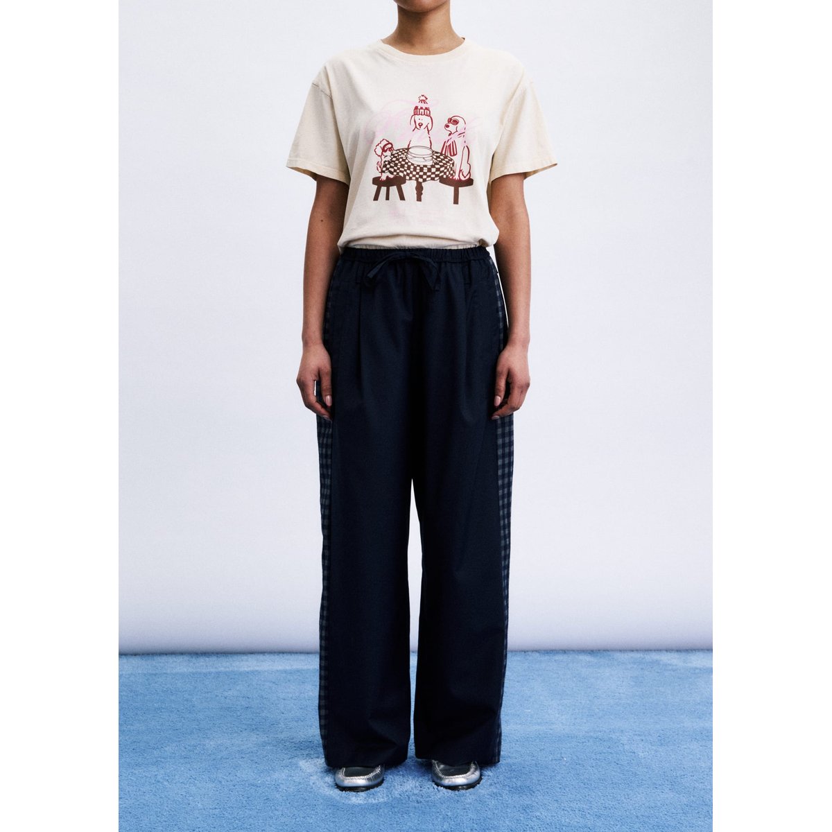 Pantalon Jirisan JIRISAN bleu marine, FRNCH