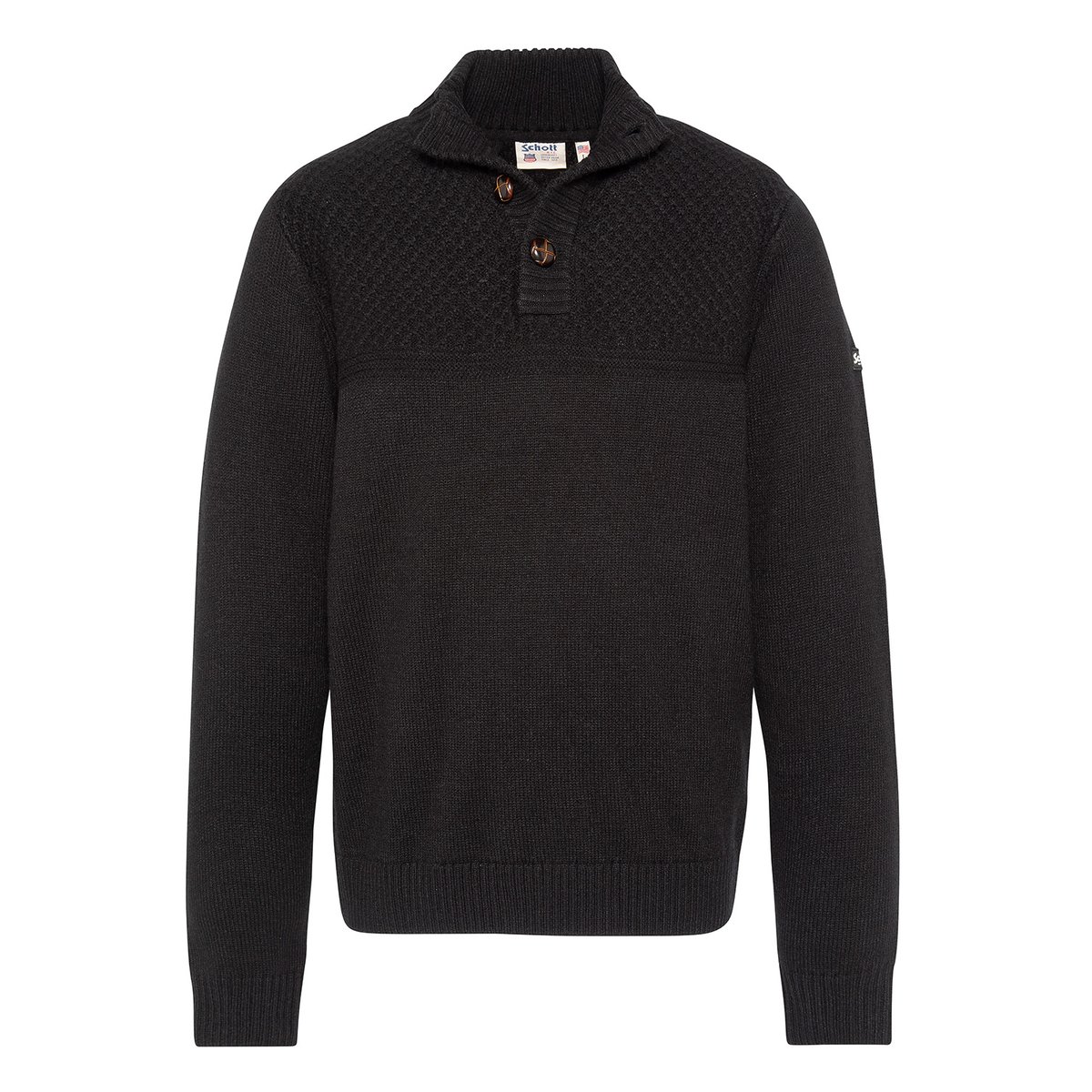 Pull camionneur noir, SCHOTT