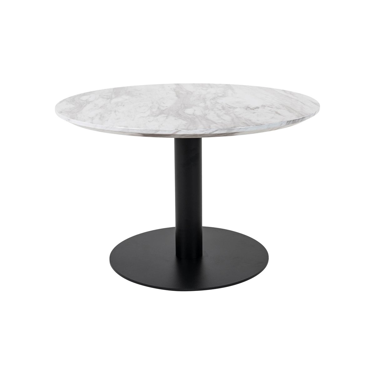 Table basse - VALVERDE blanc / noir, BEST MOBILIER