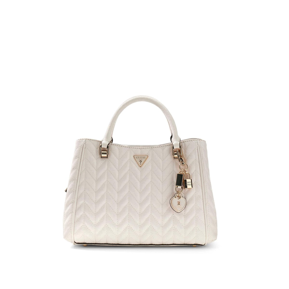 Sac Bandoulière Stacey blanc, GUESS