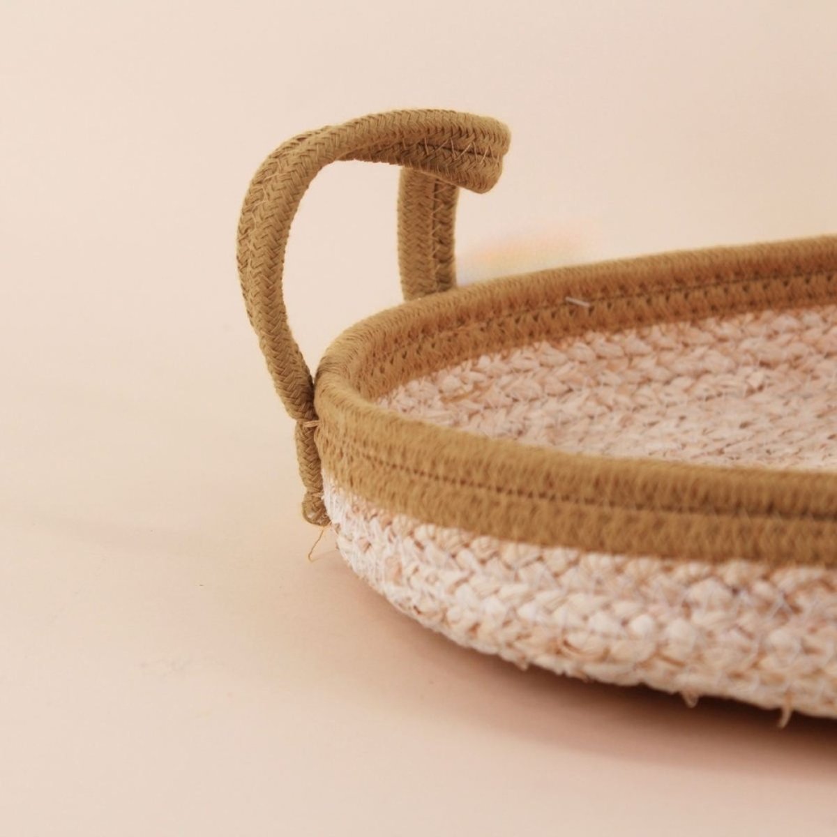 Set de 3 paniers ronds en corde 30, 35, 40cm naturel, ORNAMI