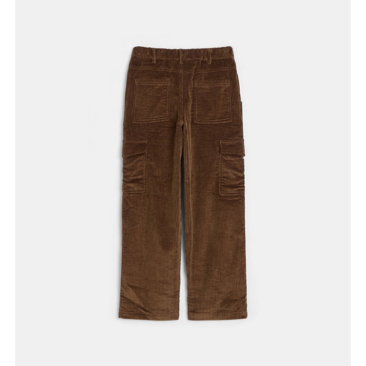 Pantalon tontunis bis en velours côtelé de coton bio marron, CADET ROUSSELLE