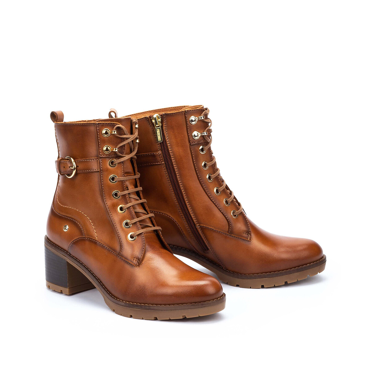 Bottines cuir Llanes cognac, PIKOLINOS