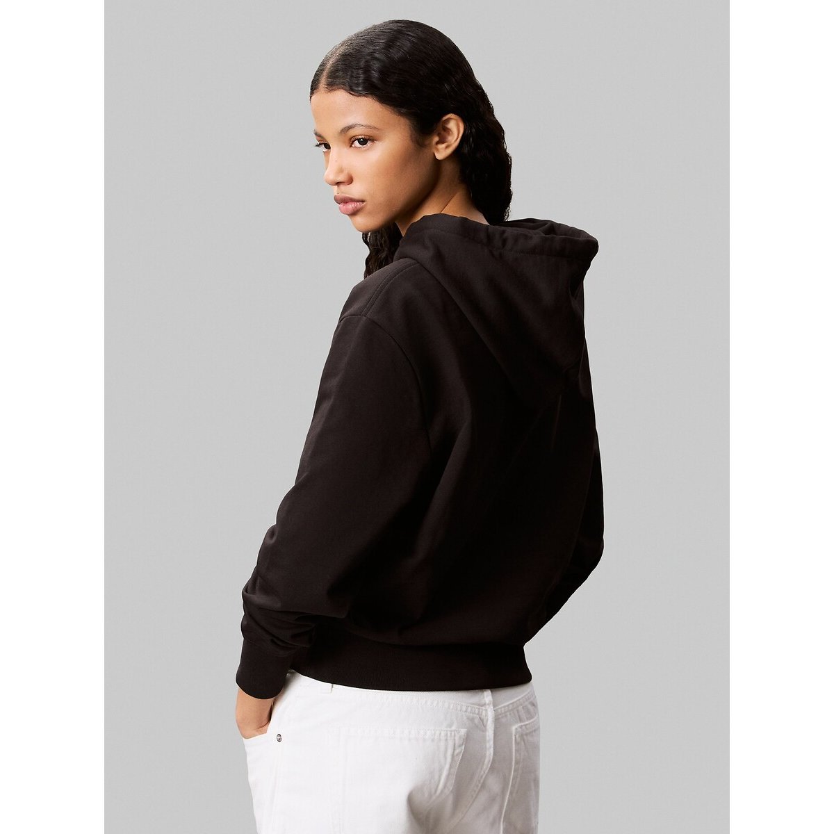 Sweat à capuche noir, CALVIN KLEIN JEANS