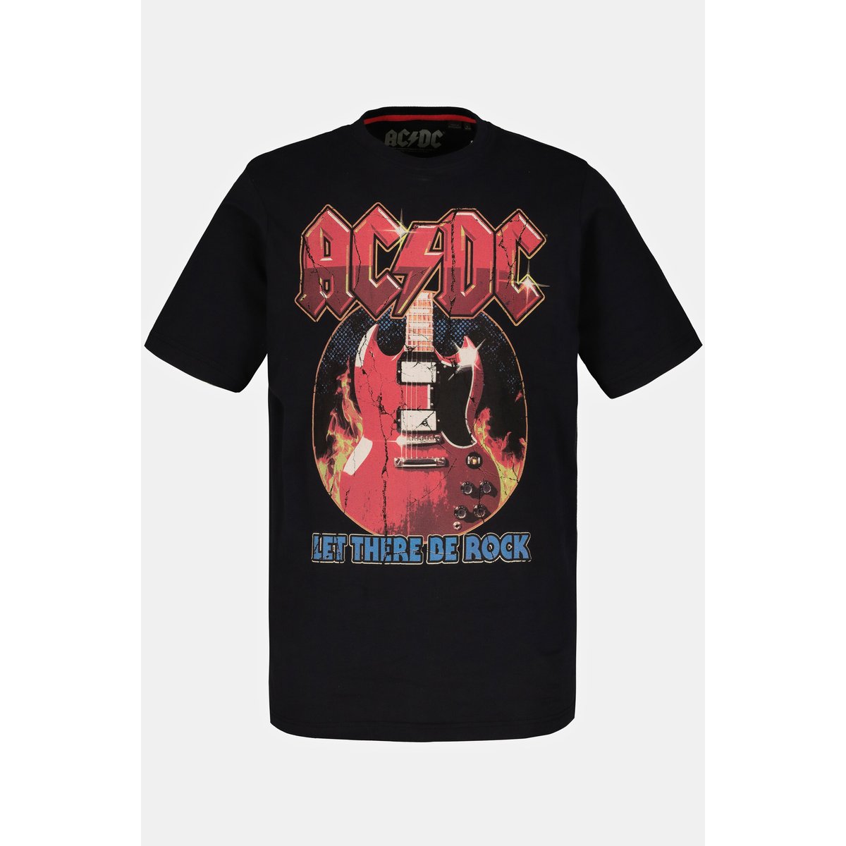 T-shirt, motif AC/DC XL, col rond noir, JP1880