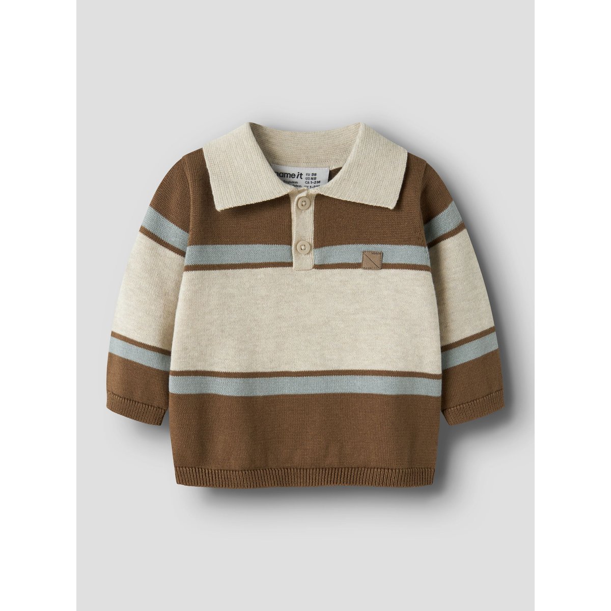 Pull En Maille marron - sepia1, NAME IT