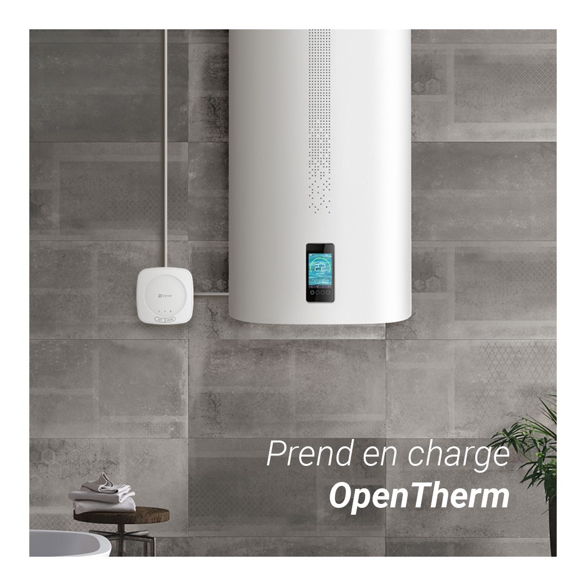 Thermostat connecté T56 thermostat intelligent couleur unique, EZVIZ