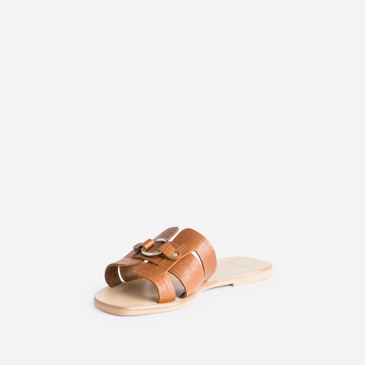 Mule en cuir DEZIRATA cognac, ERAM