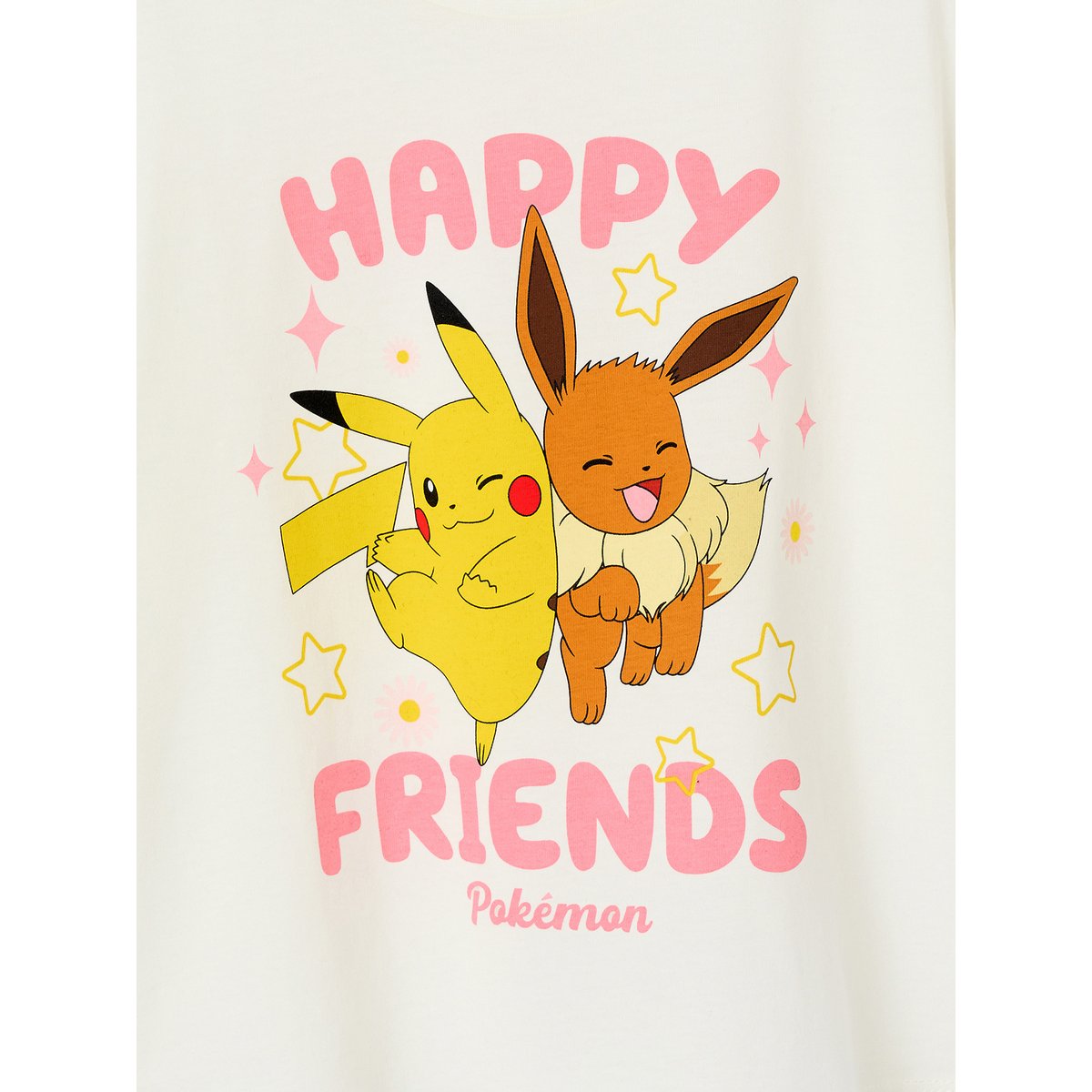 T-shirt Pokémon ™ manches courtes écru, VERTBAUDET
