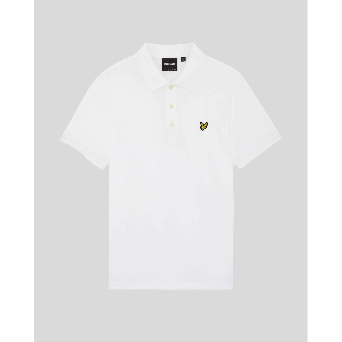 Polo en coton Jersey blanc, LYLE & SCOTT