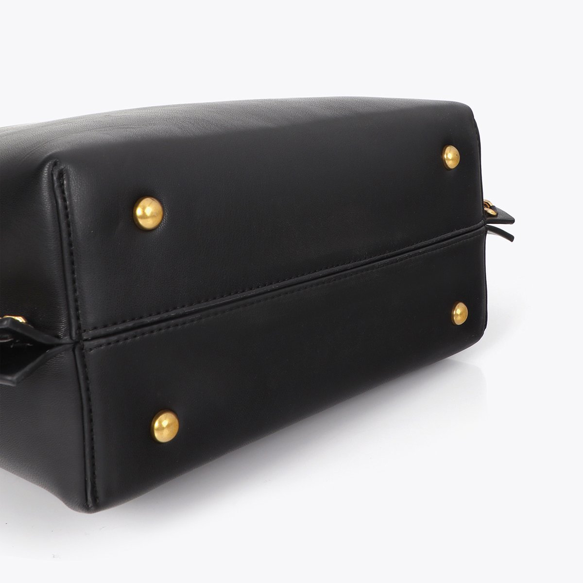 Cabas avec chaîne à logo métallique léopard noir, LOLA CASADEMUNT