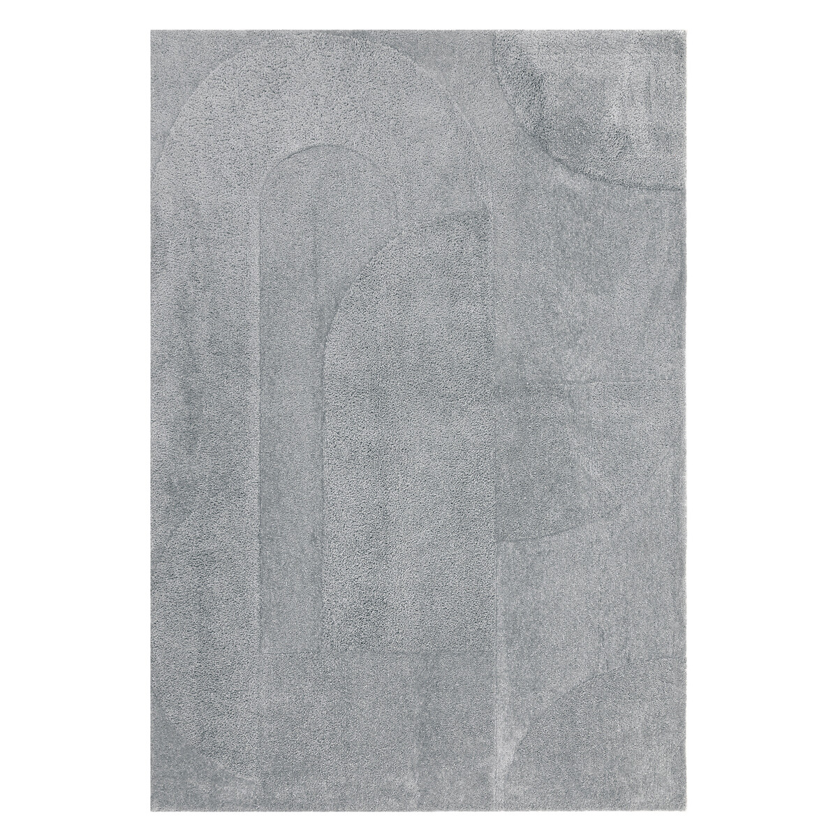 Thick Pile Carved Shapes Rug blue, ÉDITÉ